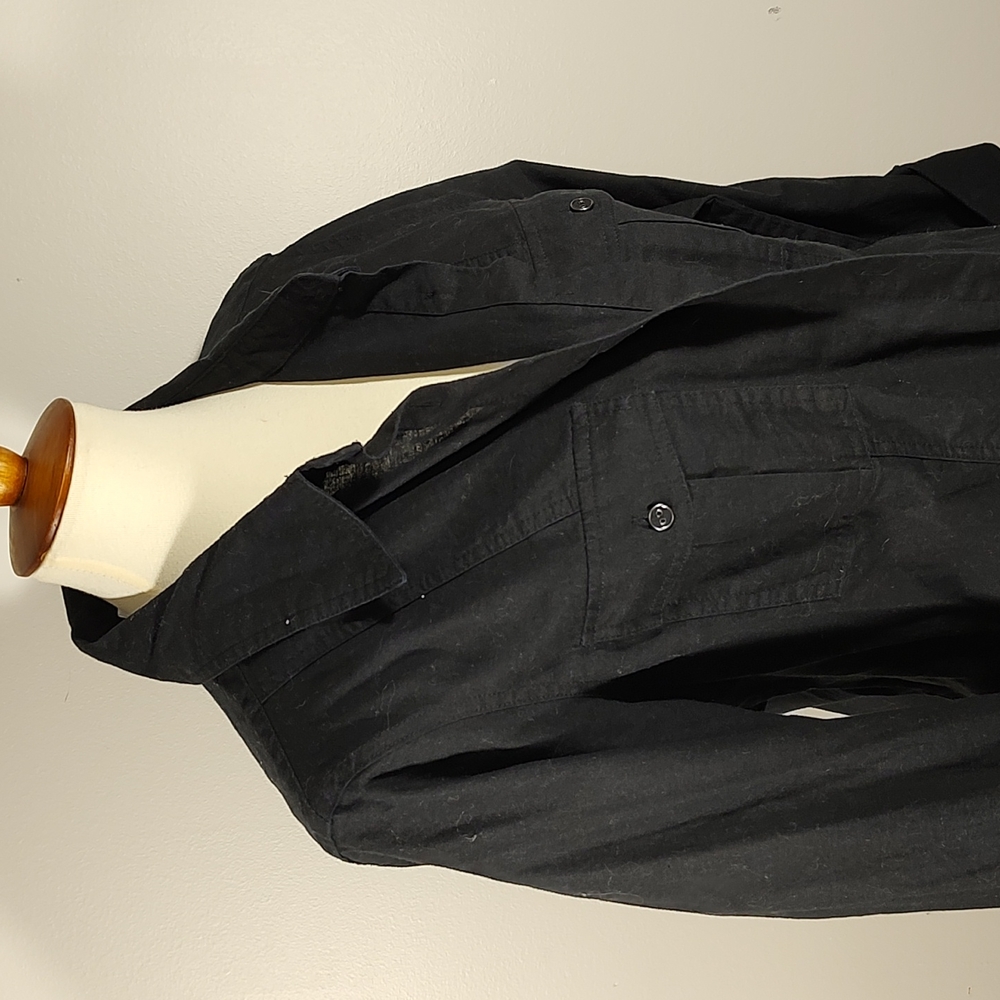 Top: Collard Button Down With Pockets - image 1